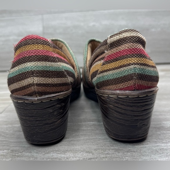 boc Nadiyya Striped Linen Comfort Clogs Womens Size 7 - Picture 3 of 12